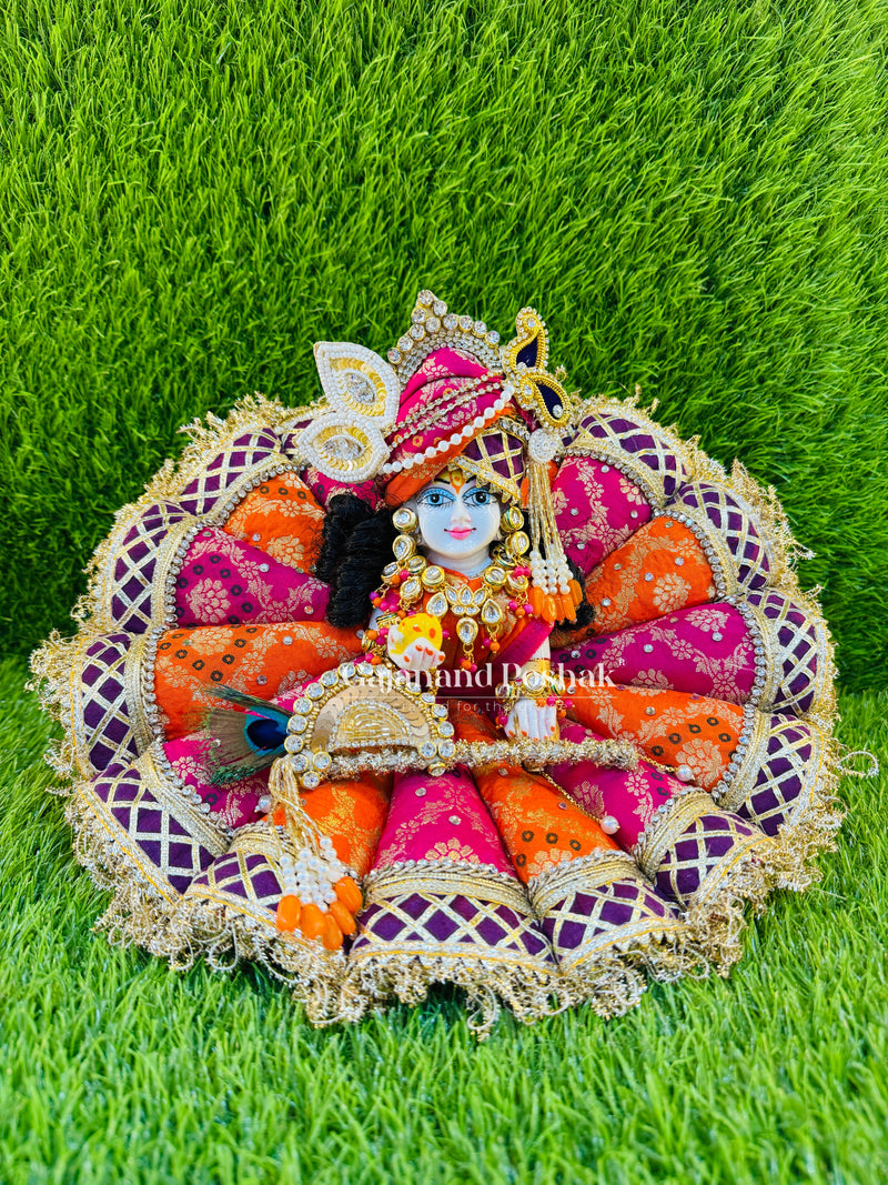 Orange traditional cone
