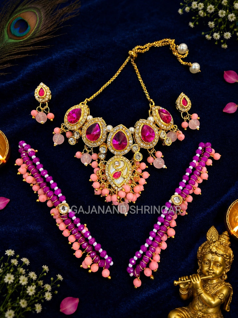 Pink matsya kundan
