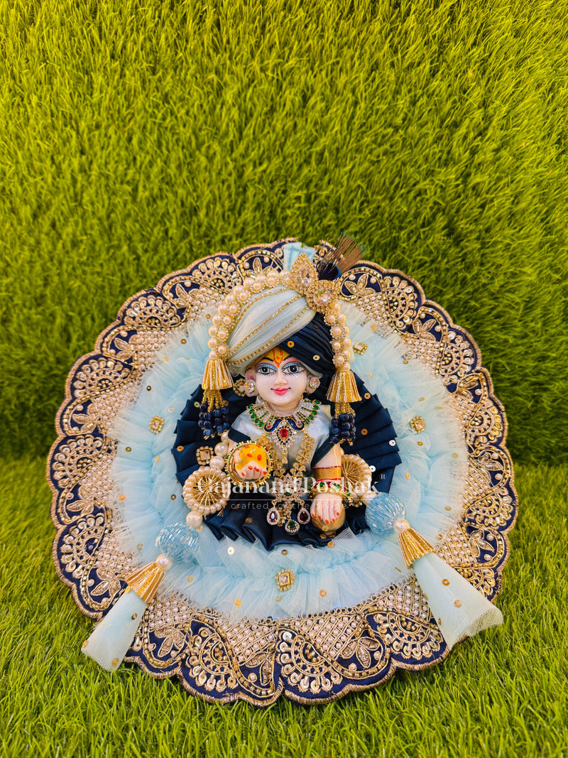 Blue Embroidery