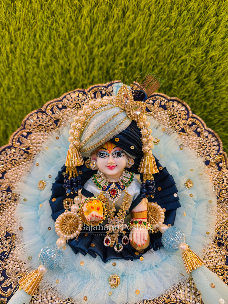 Blue Embroidery