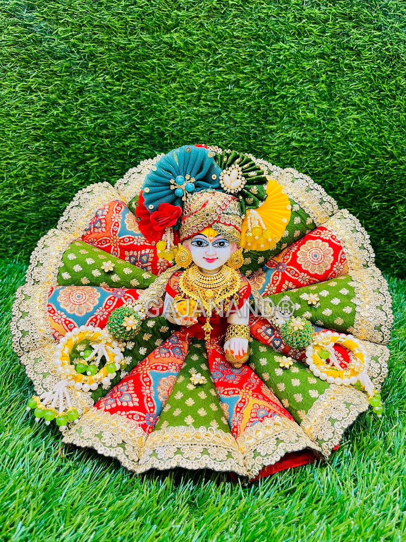 Green Banarsi Cone
