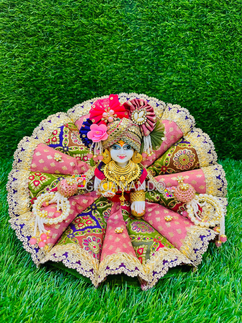 Pink Banarsi Cone