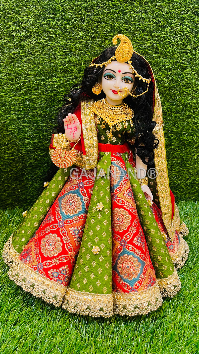 Green Banarsi Cone