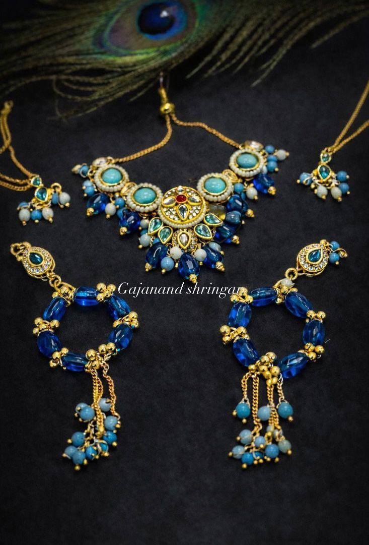 Blue Shiva Kundan